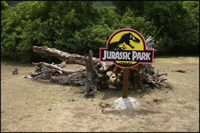 Jurassic Park prop