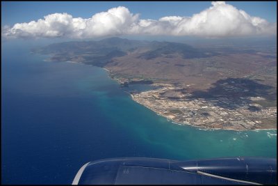 Landing in Honolulu