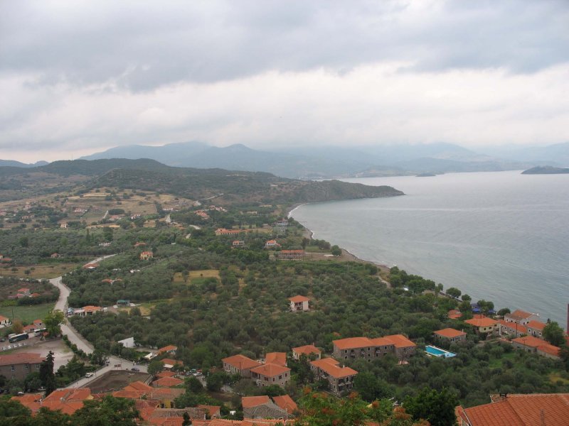 Clouds on the coast - from Molyvos, Lesvos