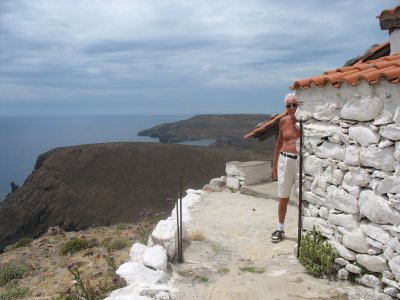 Mountaintop shrine at Skala Eressos, Lesvos