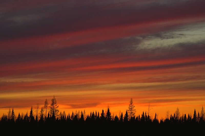 Sunset 2007 May 15th from Butcher crossing of ONR