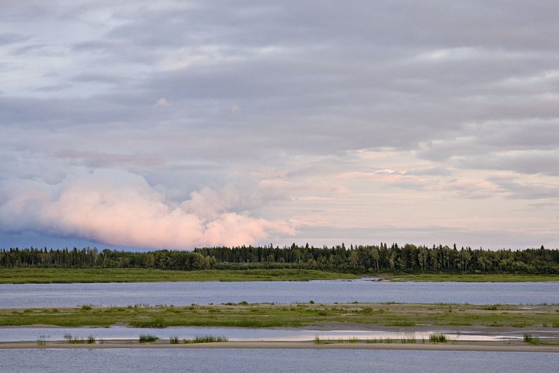 View of Charles Island from Moosonee July 11, 2007