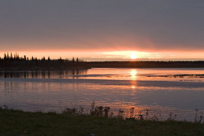 Moosonee sunrise 2006 October 22nd