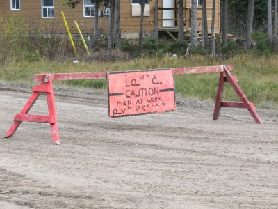 Men at work sign