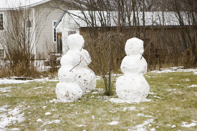 Three snowmen November 19, 2006