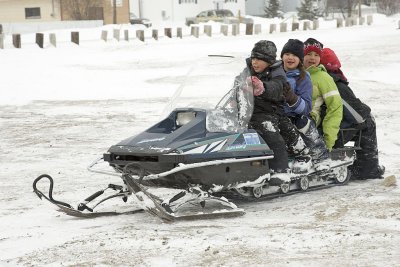 Easter Sunday fun in the snow