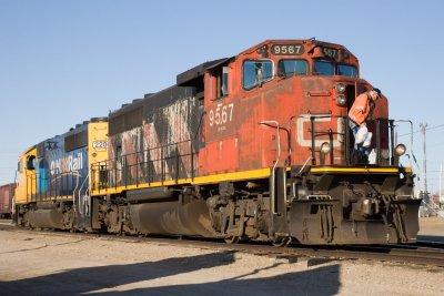 First locomotives to visit Moosonee after washout