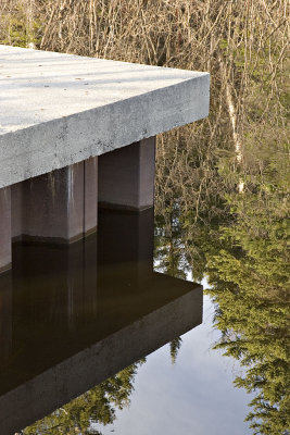 Structure in Butler Creek just above dam