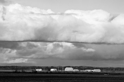 Clouds over farm near Earlton