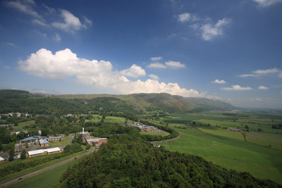 View from Wallace Monument, Stirling, Scotland - June 1