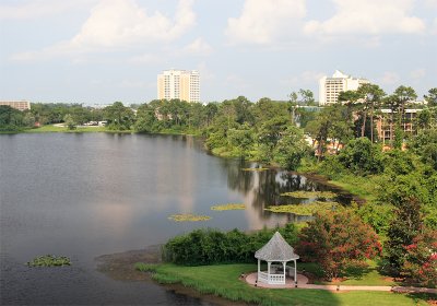 View from hotel balcony - July 9