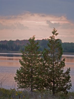 Twins' view over Laurel Creek  - September 27