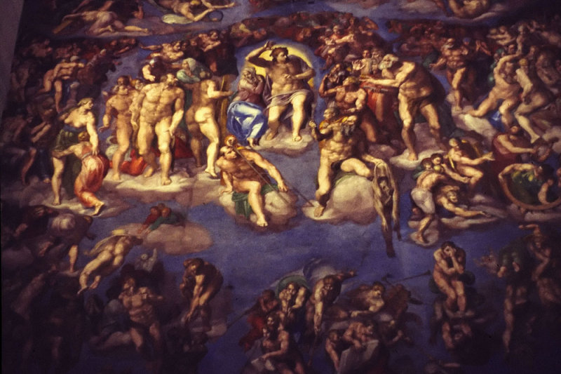 Sistine Chapel Detail - The Last Judgement