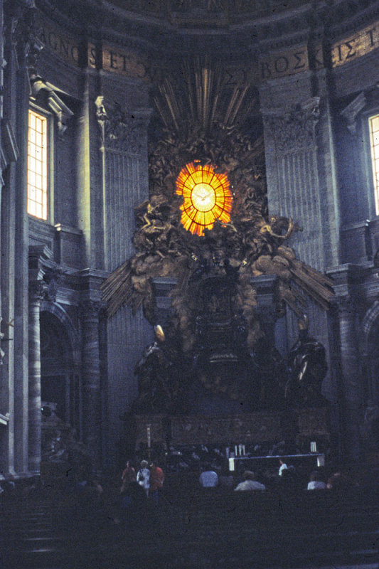 Behind the Altar at St. Peters Basilica