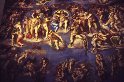 Sistine Chapel Detail - The Last Judgement