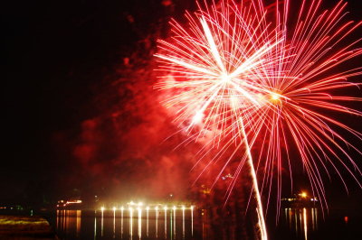 Fireworks, Lake Gladewater 2007 ,#1
