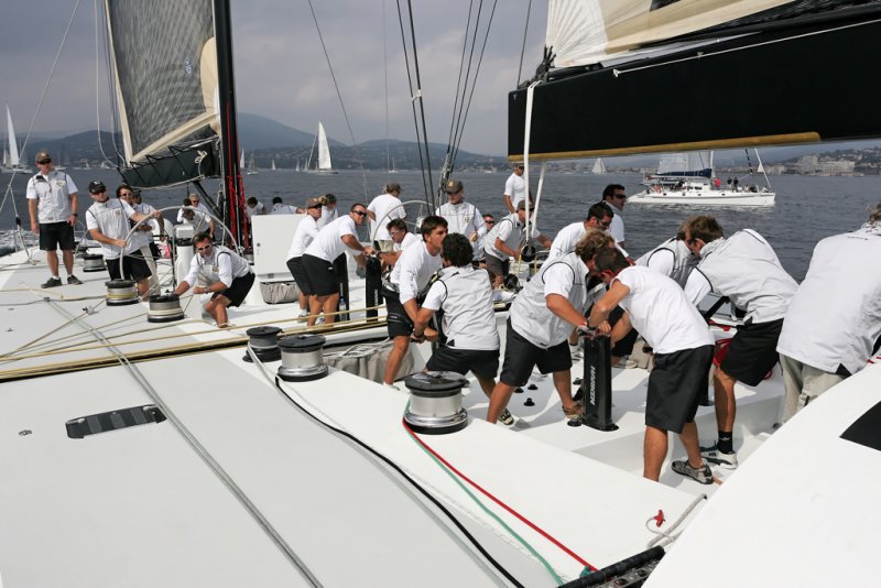 Voiles de Saint-Tropez 2006 - 02/10/06 - Une journée à bord de Mari Cha IV - A day aboard Mari Cha IV