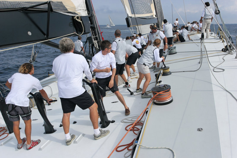 Voiles de Saint-Tropez 2006 - 02/10/06 - Une journée à bord de Mari Cha IV - A day aboard Mari Cha IV