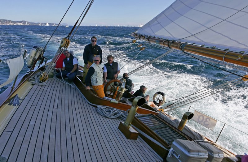 Voiles de Saint-Tropez 2006 - A bord de Mariette - 07/10/06 - A day aboard Mariette