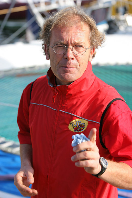 Franck-Yves Eszcoffier  skipper du trimaran de 50 pieds Crpes Whaou !