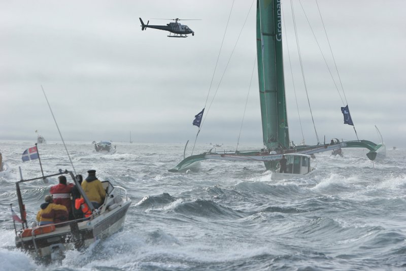 Départ de la Route du Rhum 2006 - La Banque Postale - Le 29/10/06