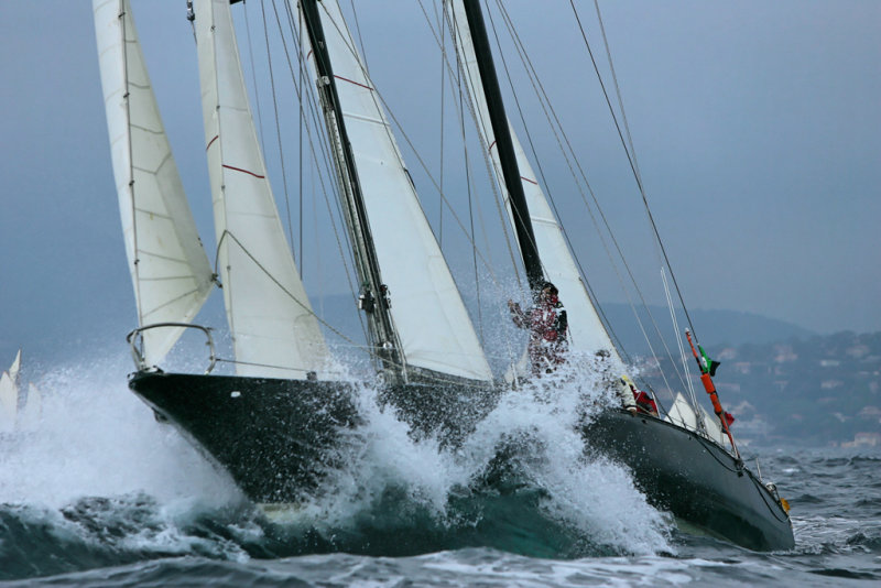 Pen Duick III aux Voiles de Saint-Tropez 2006 le 03/10/06