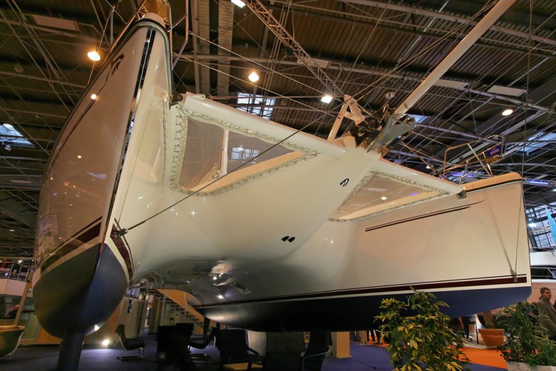 Catana 50, du chantier Catana, catamaran de 15 m de long équippé d'accastillage Harken
