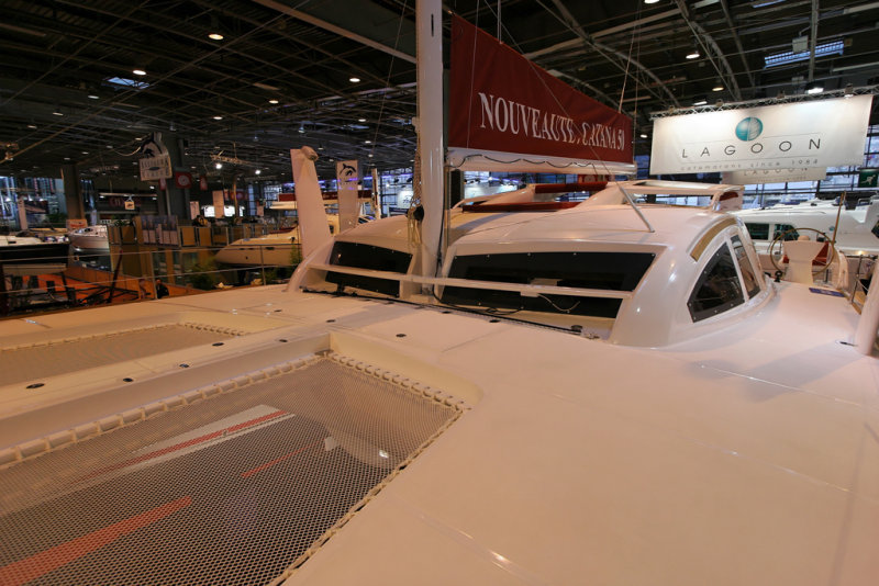 Catana 50, du chantier Catana, catamaran de 15 m de long équippé d'accastillage Harken