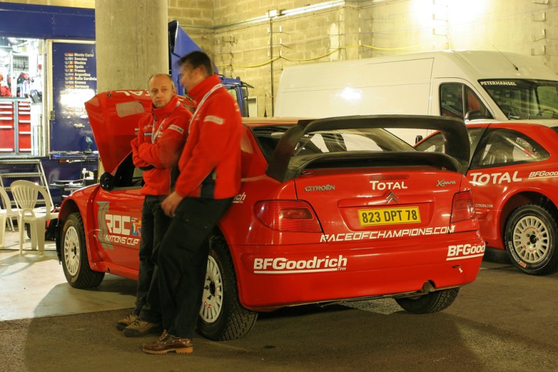 The Race of Champions 2006 - The cars in the paddocks