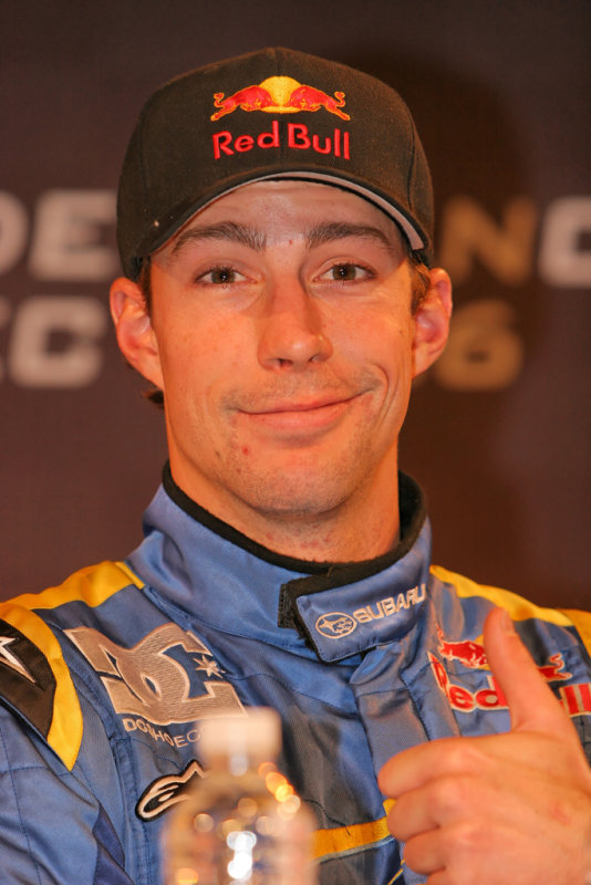 Travis Pastrana at the press conference