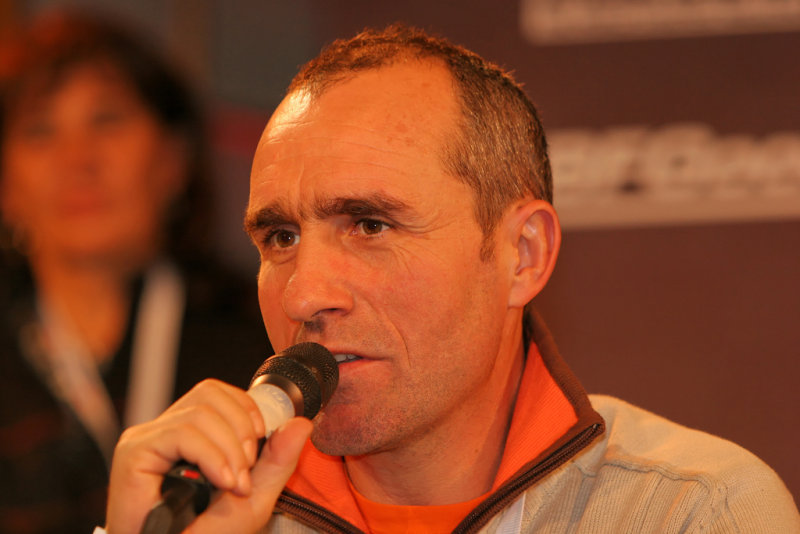 Stéphane Peterhansel at the press conference