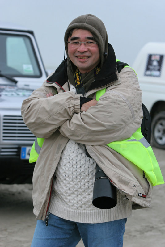 Bernard TON VAHN au dpart de LEnduropale 2007