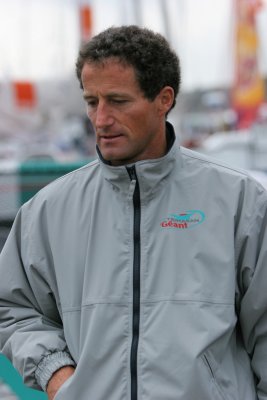 Michel Dejoyeaux, skipper du trimaran ORMA de 60 pieds GEANT