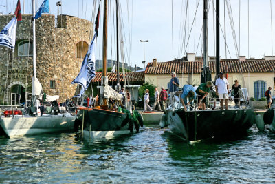 Les Pen Duick d'Eric Tabarly aux Voiles de Saint-Tropez 2006