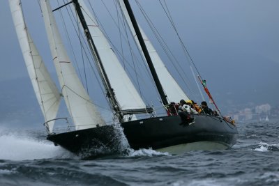 Pen Duick III aux Voiles de Saint-Tropez 2006 le 03/10/06