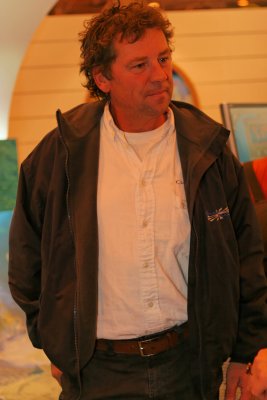 Lionel Lemonchois, skipper du trimaran ORMA Gitana 11 vainqueur de la Route du Rhum 2006