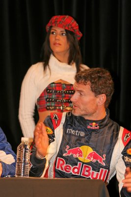 David Coulthard at the press conference