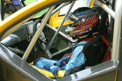 Heikki Kovalainen au volant de la nouvelle Mgane Trophy