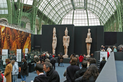 L'exposition Trésors engloutis d'Egypte au Grand Palais à Paris