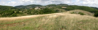 Panorama depuis le causse du Soulier dans la Creuse