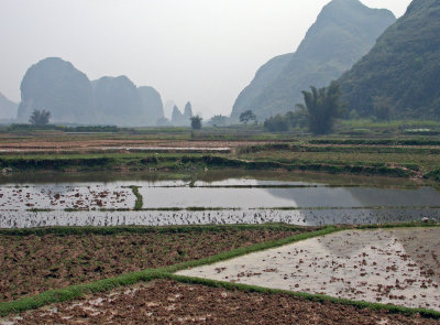 Balade  vlo dans la campagne chinoise autour de Yangshuo