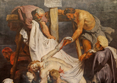 Visite du muse des beaux arts de la ville de Lille - Descente de la croix de Rubens