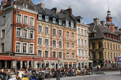 Visite de la ville de Lille - Les terrasses de la Grand'Place