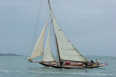 7 Pen Duick  Eric Tabarly pendant la Semaine du Golfe 2007  Journe du vendredi 18 mai