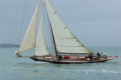 6 Pen Duick  Eric Tabarly pendant la Semaine du Golfe 2007  Journe du vendredi 18 mai