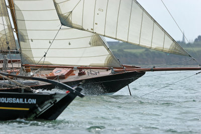 80 Pen Duick  Eric Tabarly pendant la Semaine du Golfe 2007  Journe du jeudi 17 mai