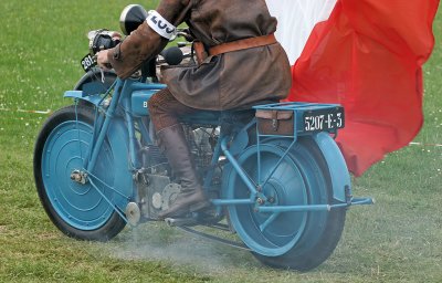 Moto Blriot 500 STD de 1920,  moteur bicylindre 4 temps