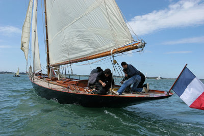 35 Pen Duick  Eric Tabarly pendant la Semaine du Golfe 2007  Journe du jeudi 17 mai