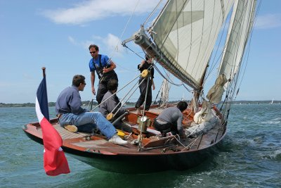 33 Pen Duick  Eric Tabarly pendant la Semaine du Golfe 2007  Journe du jeudi 17 mai