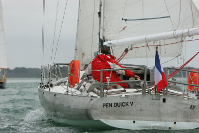 Pen Duick V arrive pour la Semaine du Golfe 2007 le mercredi 16 mai